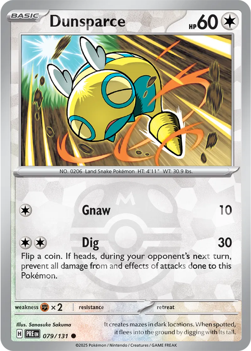 Dunsparce Master Ball Holo